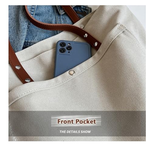 Bolso Tote de Lona para Mujer, Casual y de Trabajo miniatura 6