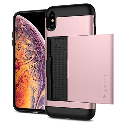 Spigen Slim Armor CS Designed for iPhone Xs MAX Case (2018) - Rose Gold