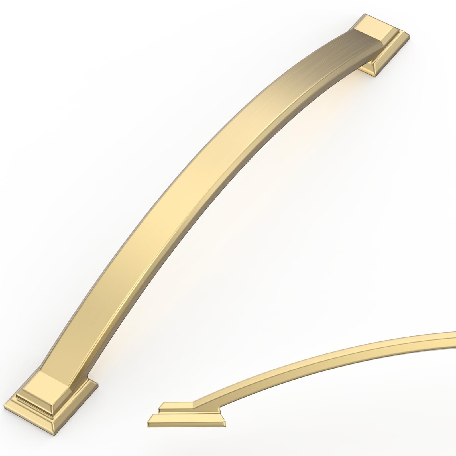 Amerdeco 10 Pack Champagne Bronze Zinc Alloy Cabinet Pulls 160mm Kitchen AM035