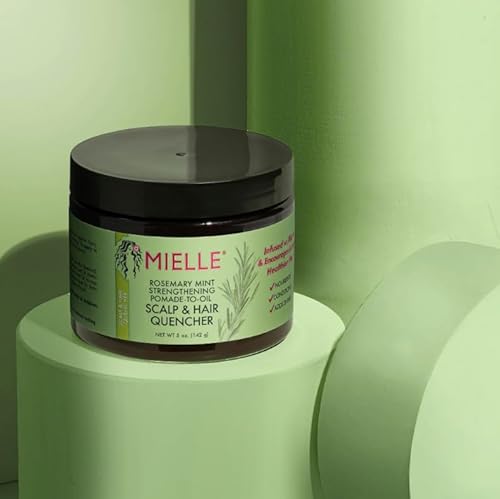 Mielle Organics Rosemary Mint Strengthening Pomade-To-Oil Scalp & Hair Quencher thumb #2