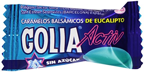 Golia - Activ - Caramelos balsámicos de eucalipto sin azúcar - 560 g
