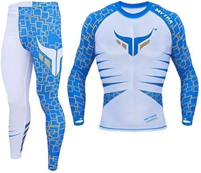 Mytra Fusion Mens & Boys PowerLayer Compression Base Layer Baselayer Top and Trouser Set Long Sleeve