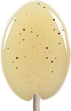 MelvilleCandy Melville Candy Hard Candy French Vanilla Coffee Spoons Lollipop On Wooden Ball Sticks, 5 Count Gusset Bag