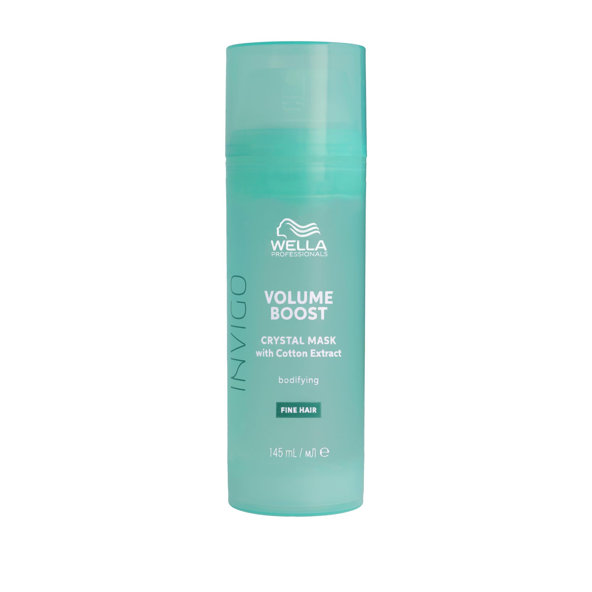 Wella Professionals INVIGO VOLUME BOOST Crystal Mask – pflegende Haarmaske für feines Haar – verleiht spürbar mehr Fülle und Volumen