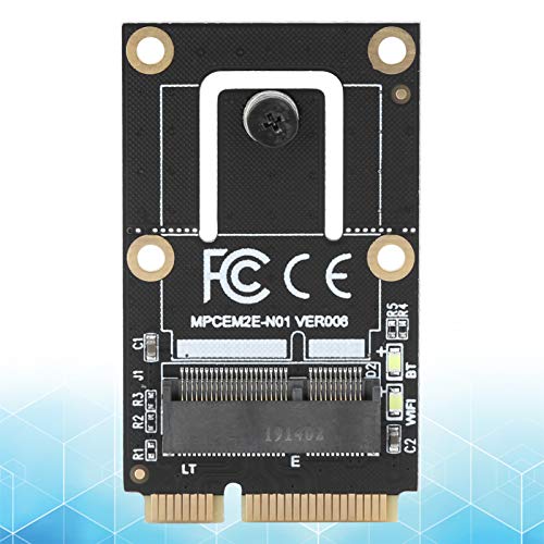 Adaptador Mini PCIe a M.2, Conversor WiFi Bluetooth con 4 Interfaces para Antena para AX200 9260 8265 8260, Interfaz M.2 E Key a Mini PCIe, No Requiere Driver miniatura 2