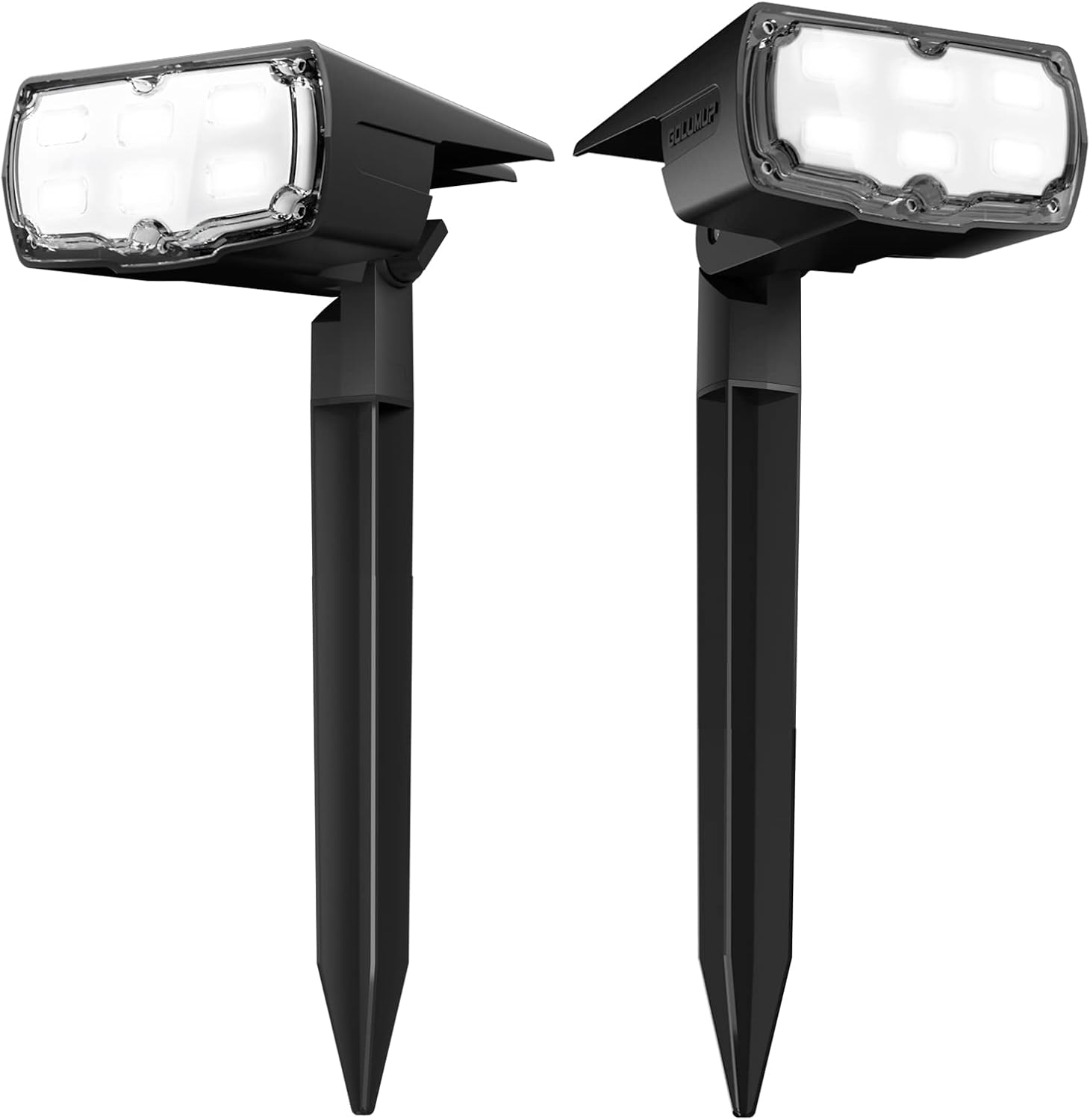 GOLUMUP Solar Spot Lights Outdoor Garden, 36 LED Solar Lights Outdoor