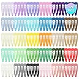 Colorful Snap Hair Clips Hair Barrettes for Girls,Clips Candy Color Hair Accessories for Kids Teens, Toddlers,Women (Color=Multicolor | Pack=120-Pack)