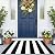 KOZYFLY Black and White Area Rug 27.5x43 Inches Striped Front Door Rug Cotton Washable Indoor Outdoor Rug Doormats Outdoor Small Striped Rugs for Kitchen Entryway Patio Front Porch Decor