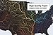 US Hydrological Map | Map of United States Rivers & Basins | 36” x 24” on Premium Paper | Incredible River Detail, Beautiful Color Palette | Great Gift for Anyone Who Loves The Water | Ships Rolled
