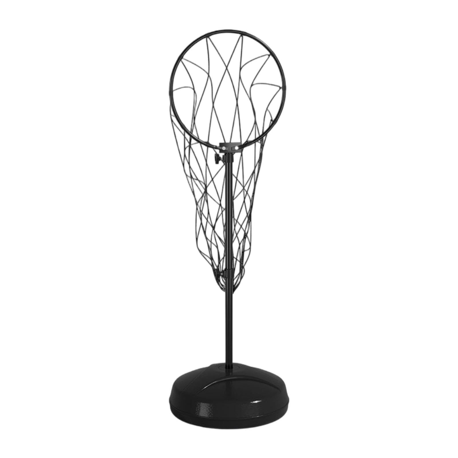 Cestino da Portatile per Allenamento in Giardino con Struttura in Metallo Resistente alla Ruggine, Nylon Multistrato E Supporto