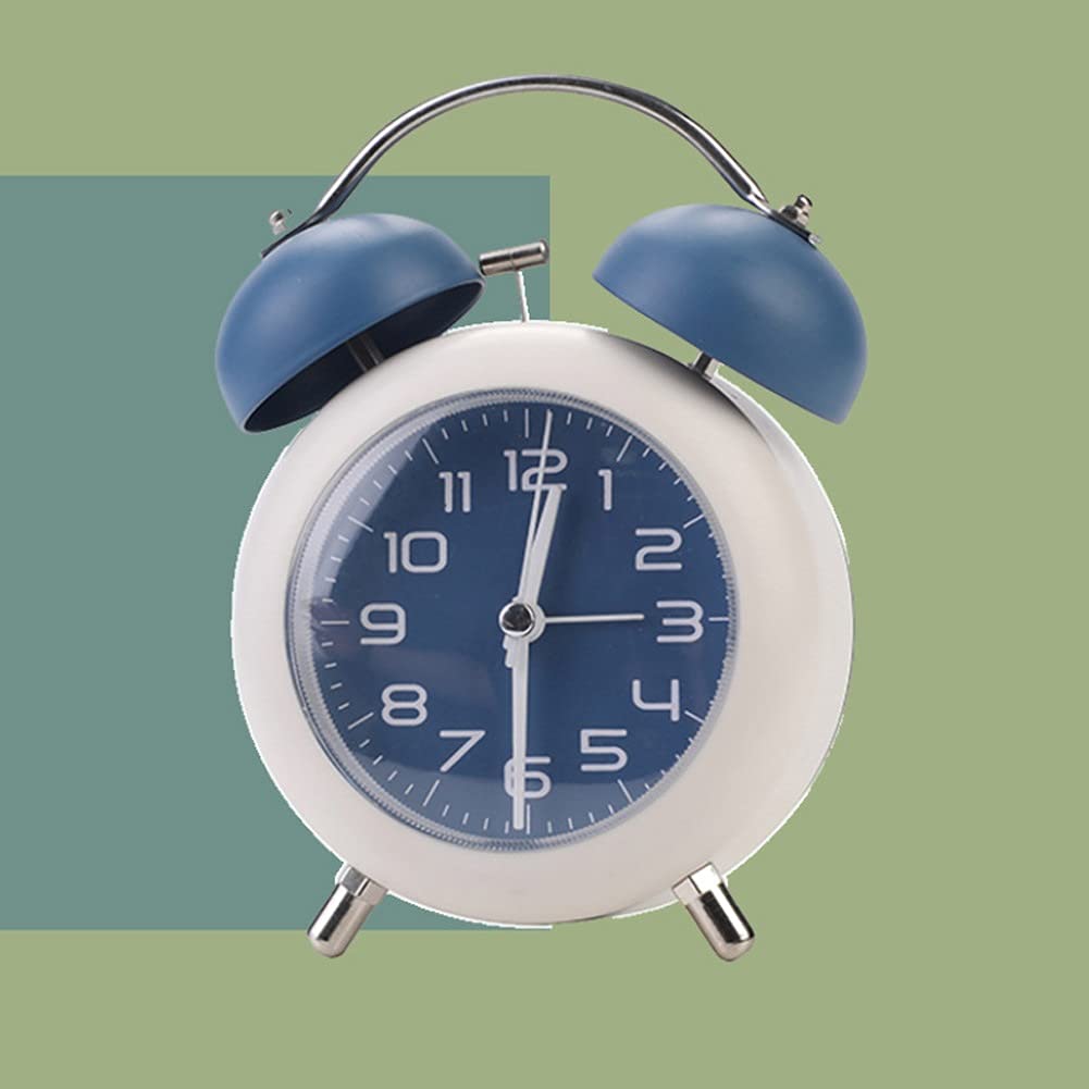 Reloj despertador digital pequeño para estudiantes, silencioso, para niños, alarma luminosa con alto volumen y timbre personalizado