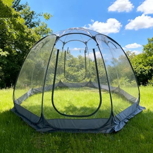 Pop Up Bubble Tent para 1 persona color gris miniatura 1