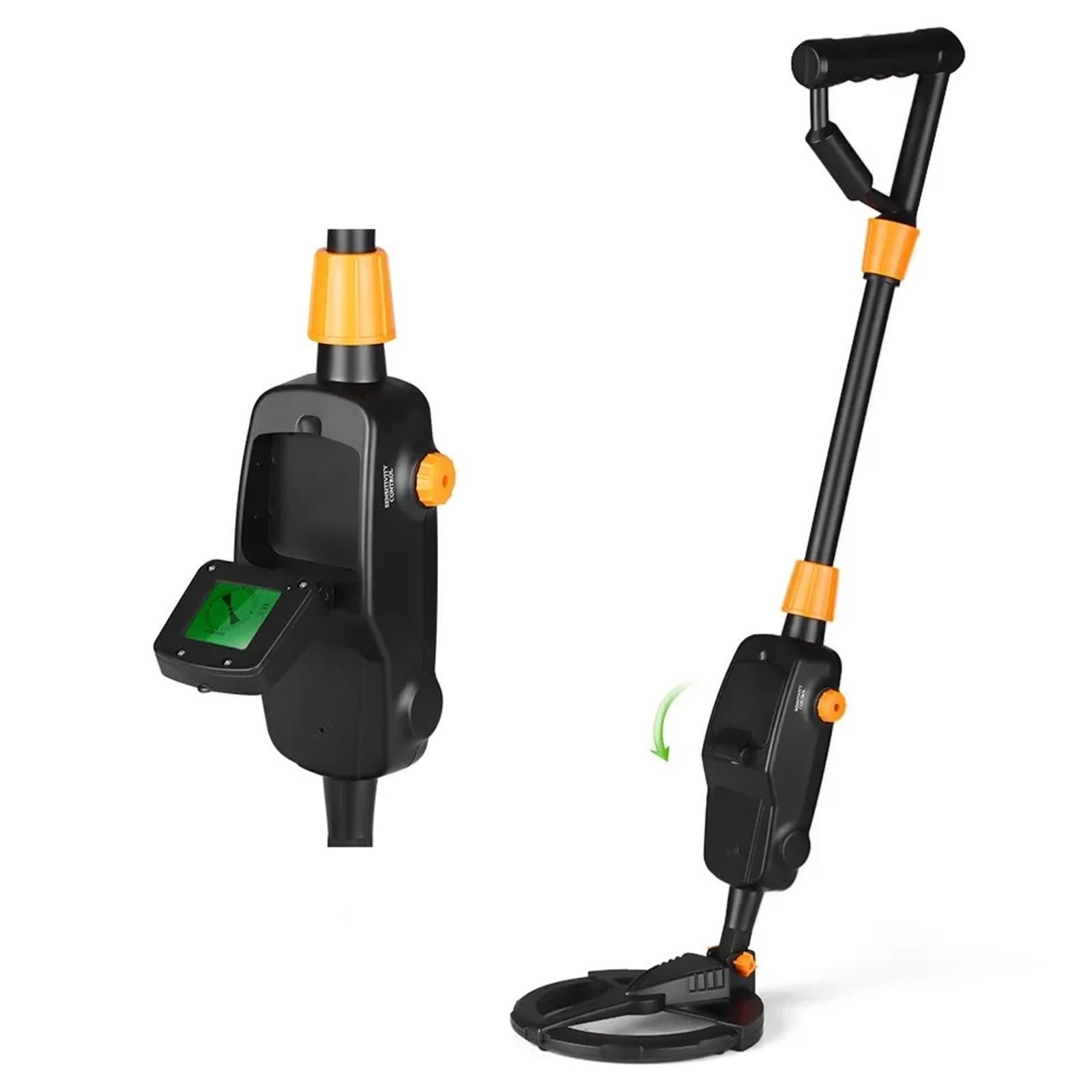 JVDDI Metal Gold Handheld Detector Pinpointer Treasure Underground Metal Detector Tracker Seeker Finder With Waterproof Search Coil