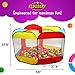 Kids Ball Pit Pop Up Large Tent for Toddlers - Indoor & Outdoor Gift Toys for Infants Girls & Boys, Baby Playpen with Zippered Storage Bag, 50 BallPit Balls Included