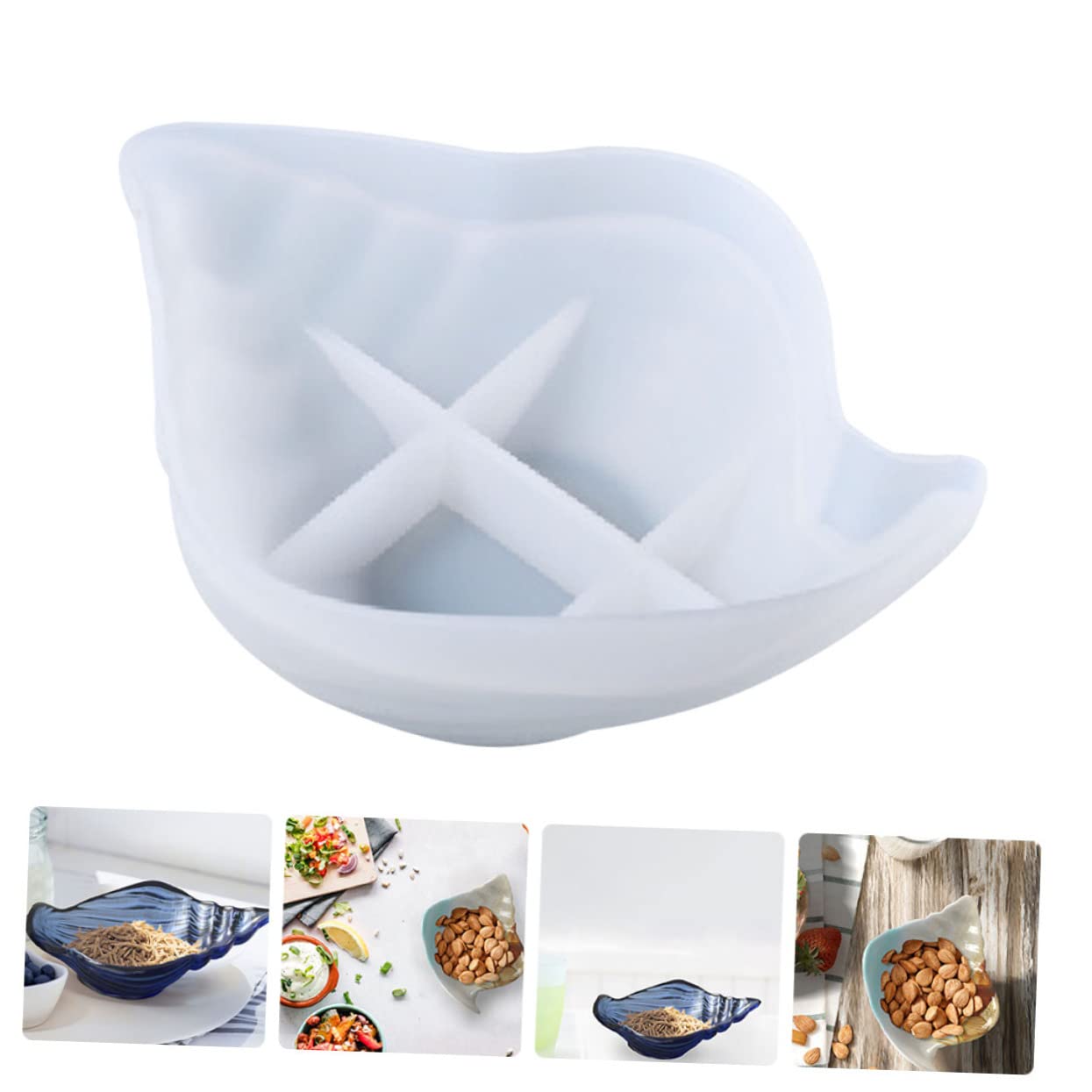 Gadpiparty 2 Piezas Molde Silicona para Bandeja Diy Resistente y Segura Molde para Manualidades con Superficie Lisa Reutilizable Olor para Almacenamiento