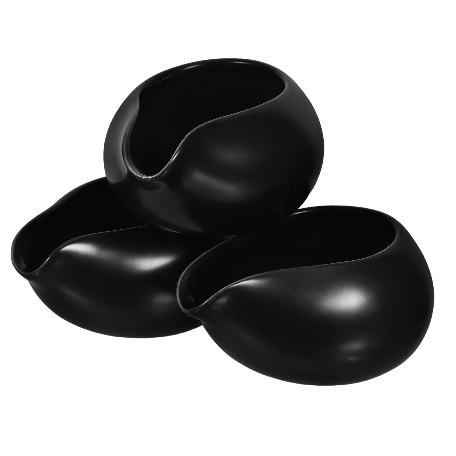 Dispensador de Salsa y Jarra de Leche de Cerámica 3 Unidades Diseño Artesanal para Uso en Cocina y Mesa