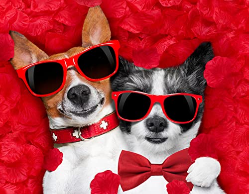 Amajiji® Formal Dog Bow Ties For Medium & Large Dogs (D114 100% Polyester) (Dark Red) #TOP2