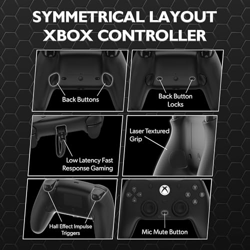 Image of Hyperkin The Competitor Wired Controller for Xbox Series X|S, Xbox One & PC, Black