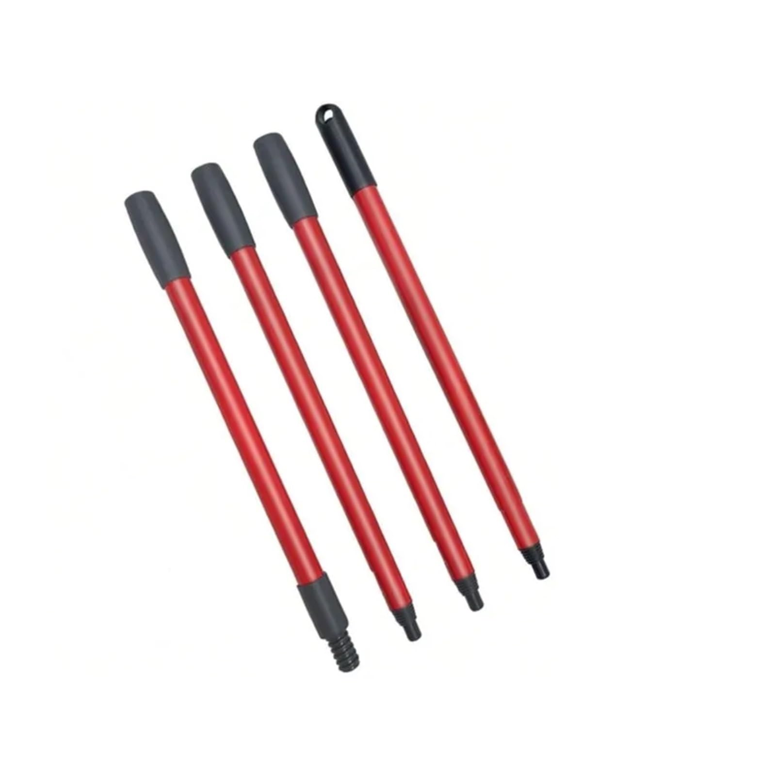 Manche de rechange pour vadrouille rotative compatible avec O-Cedar et Vileda en 4 sections