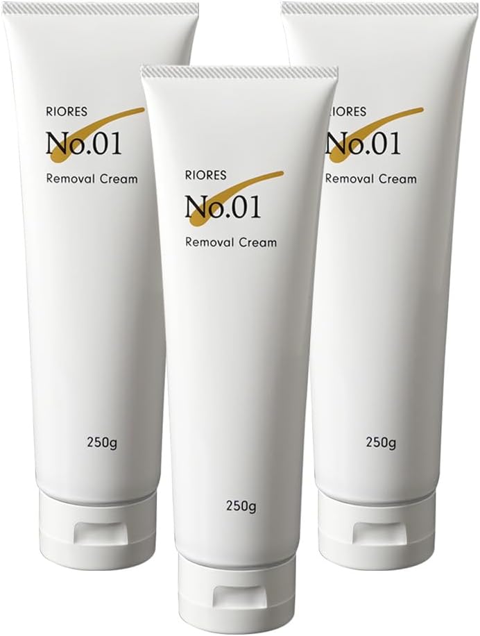 Vio Hair Removal Cream, Quasi-Drug, RIORES No.01 Removal Cream, Hair Remover, 8.8 oz 250 g, Unisex Set of 3