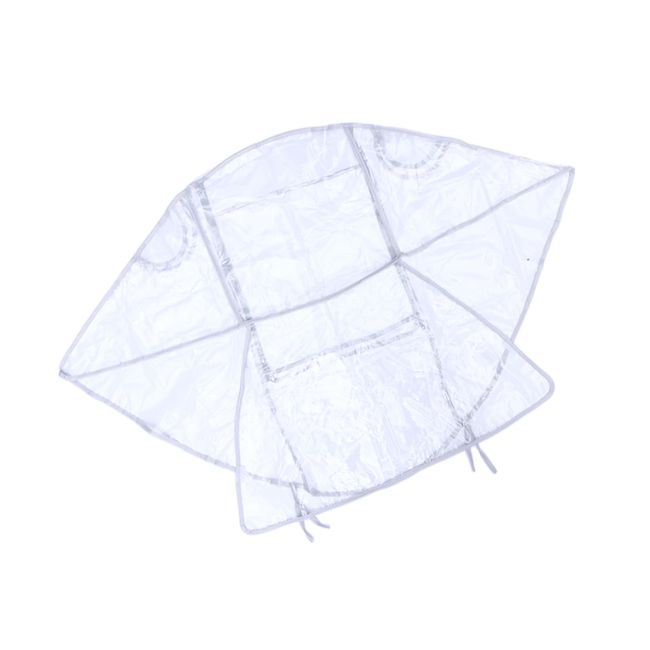 SUPVOX Windproof Stroller Rain Cover Clear for Stroller Accessories Wind Cover with Zipper Protective Rain Canopy