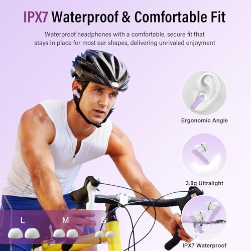 Active Noise Cancelling Ear Buds 48H Wireless Earbuds with Touch Screen - image 8