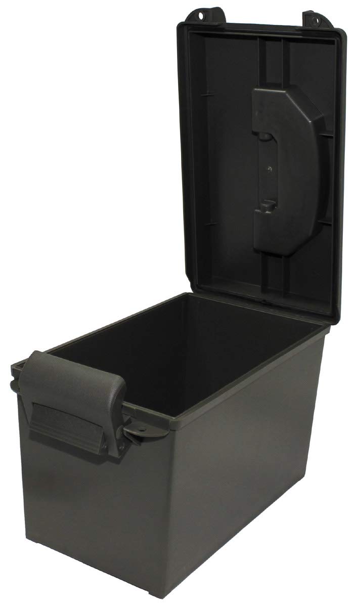 MFH US - Caja de plástico para municiones, 50 mm, color verde oscuro