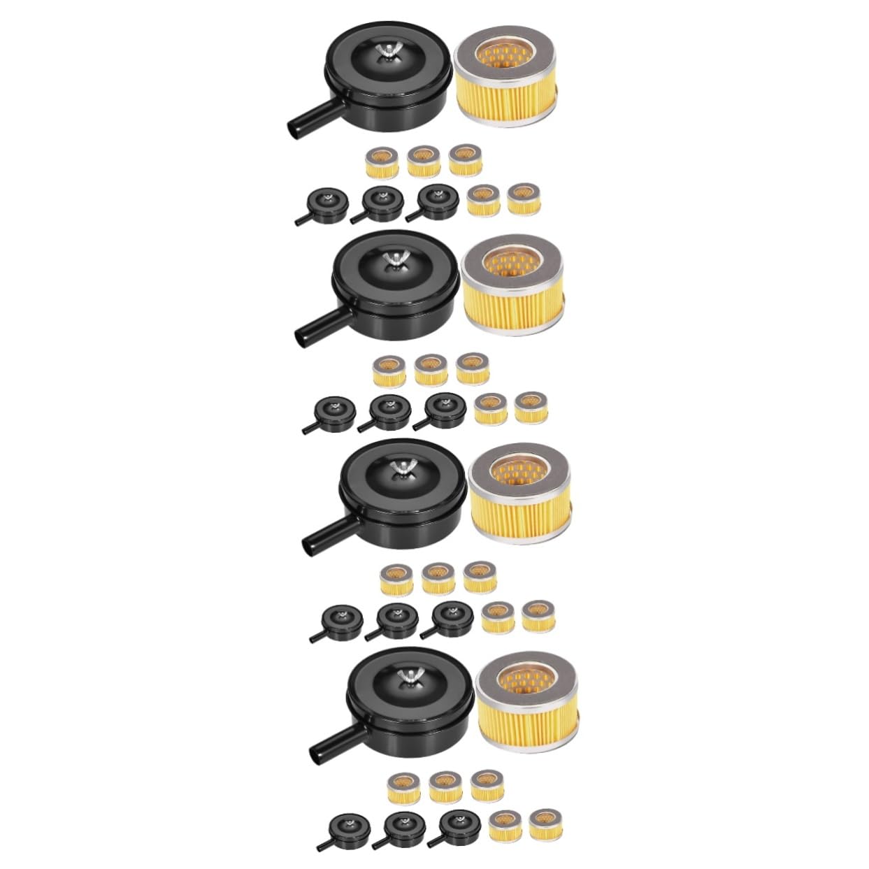 Mobestech 16piezas Filtro De Aire Para Compresores De Pistón Silenciador De Ruido Duradero Para Generadores Accesorios De Compresor Filtros De Repuesto Instalación y Uso