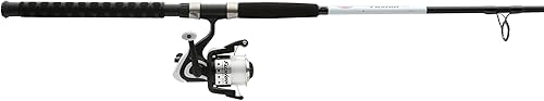 Miniatura 3 de Berkley Combo de carrete giratorio Fusion y caña de pescar de 7 pies, 2 rodamientos de bolas con cuerpo de carrete de grafito ligero, caña de 2