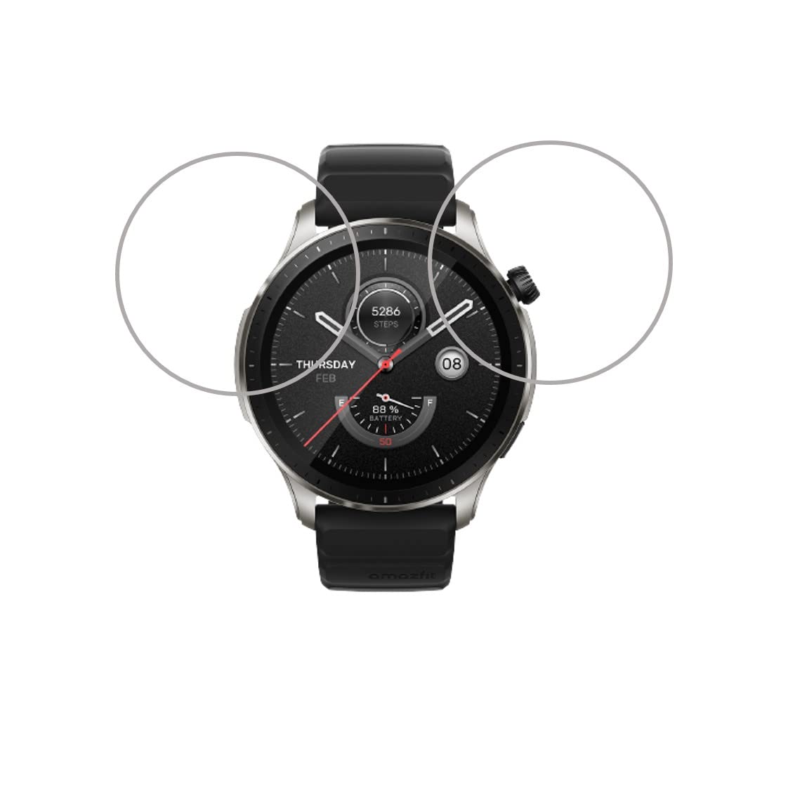DVTECH� (Pack of 02 Fingerprint resistant Glossy Smartwatch Screen protector for Amazfit GTR 4 (Not a Tempered glass) (B0BDRZHKWP) Amazon Price History, Amazon Price Tracker