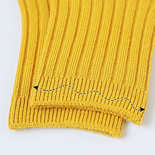 Children's Ankel Socks Candy Colored Double Needle Baby Mid Calf Fashionable Children's Solid Color Cotton Socks4