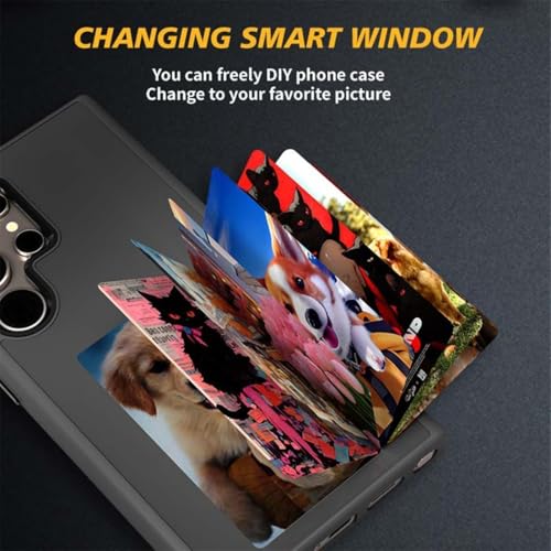 TechTrendz Glass PC Picture Case for Samsung Galaxy S24 Ultra Black - Image 6
