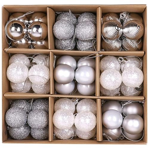 Victor's Workshop 54 stück Weihnachtskugeln, 3cm mini...