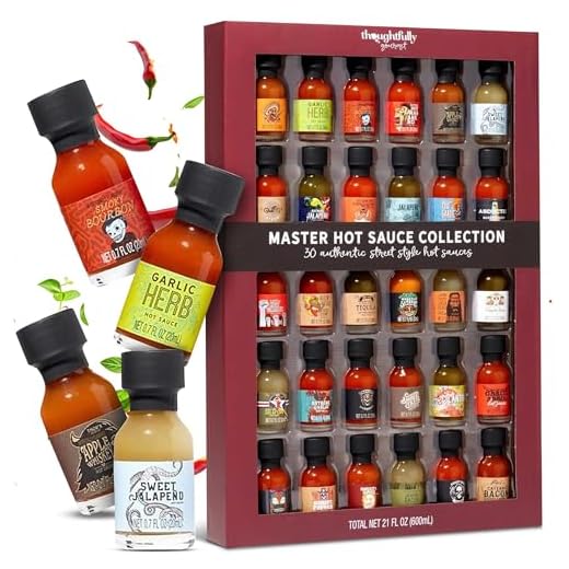 Modern Gourmet Foods - Hot Sauce Geschenkset - Probierset Mit 30 Verschiedenen Scharfen Saucen - Weltweit Inspiriert
