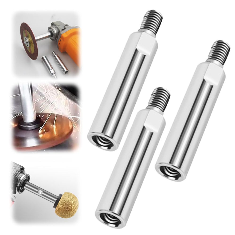 Angle Grinder Extension Rod, 2025 New Thread Polishing Machine Adapter Lever Angle Grinder/Polisher Accessorie Set, Angle Grinder Extension for 100 Type Angle Grinder/Polisher (3)