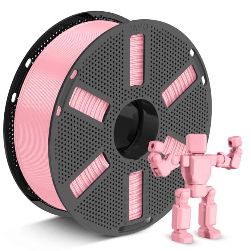 Image of JAYO PETG 3D Printer Filament 1.75mm, 1.1kg Reusable Spool, Light Pink