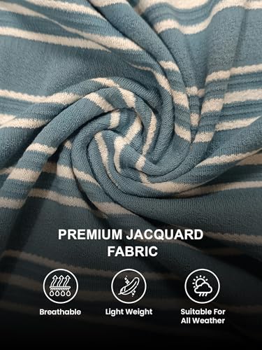 Image of XENOVAURBAN Polo t Shirt for Man | Striped Pattern Mens Cotton Polo Neck T-Shirt with Collar | Regular fit | Breathable and Soft - Polo-Striped-P