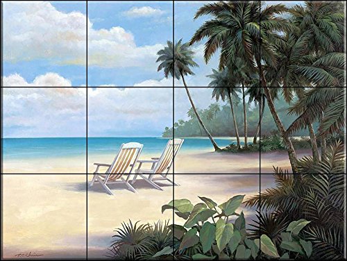 Cerámica de azulejos - dicha tropical - TC por T. C. Chiu - salpicaduras de la cocina / baño de ducha
