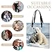 Cute Polar Bear Leather Tote Bag Soft Handbag Vintage Shoulder Purses Fashion Top Handle Bag Large Capacity