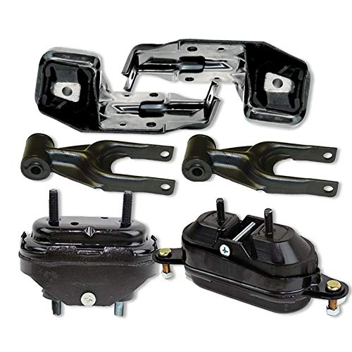 K1768 Fits 1995-2005 Chevrolet Monte Carlo 3.1L 3.4L 3.8L Motor & Trans Mount Set 6pcs : A2901, A290
