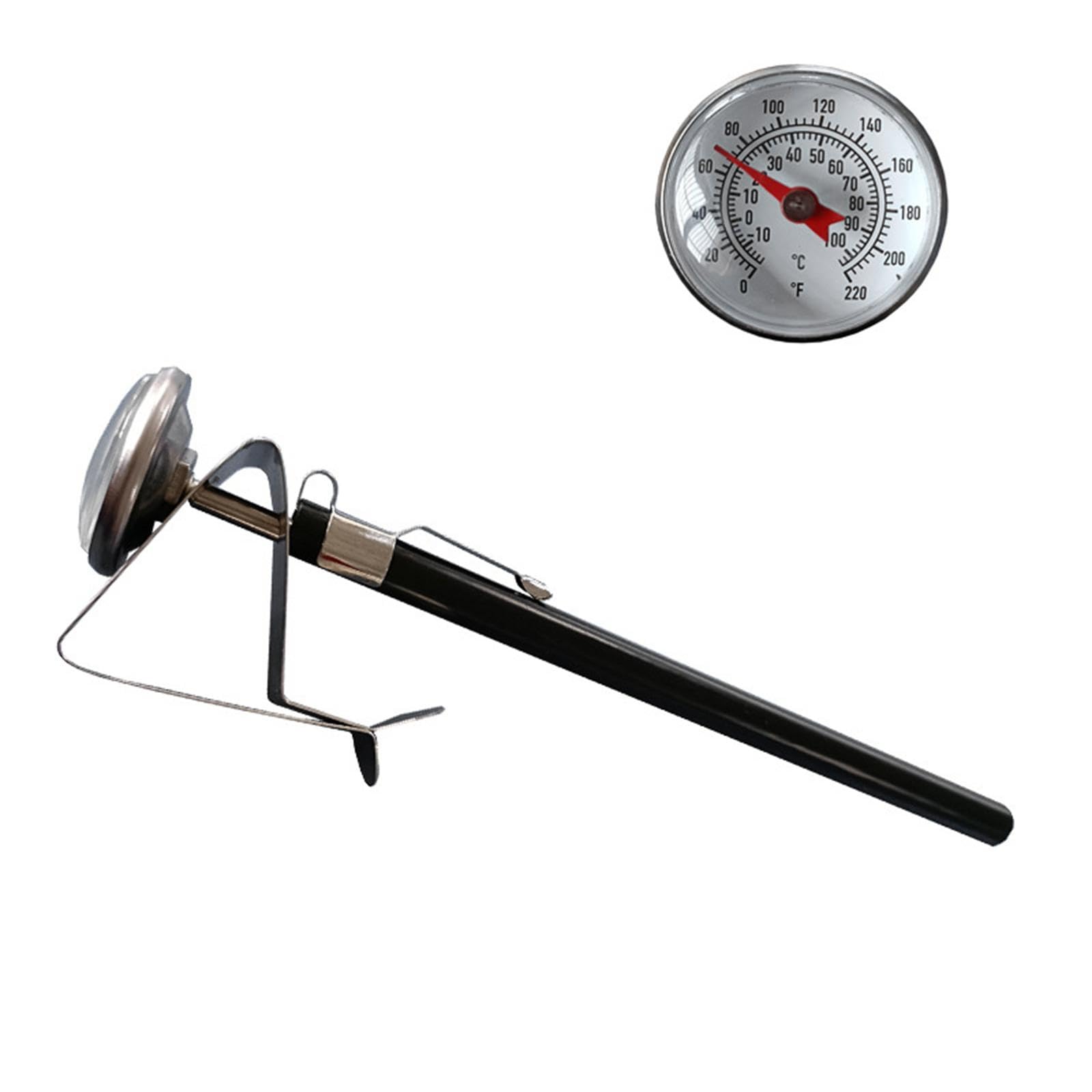 ?????? Milk Thermometer Food Thermometer Espresso Machine Accessories Pot Thermometer 1 inch Dial Thermometer for Tea Frothing Milk