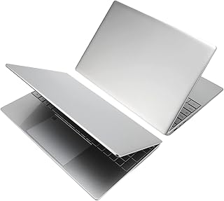 Laptop de 15,6 Polegadas, Quad Core 12GB RAM 1TB ROM, 2K IPS Fingerprint Unlock Laptop Com Câmera, 7000mAh Gaming Office Laptop para Windows 10, Silver (12+1 TB plugue da ue)