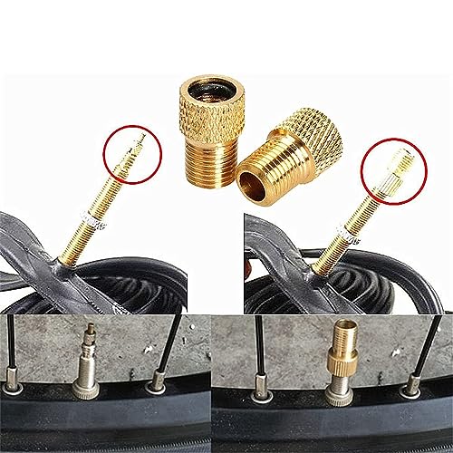 OSUWLSI Adattatore per Valvola Presta, in Ottone