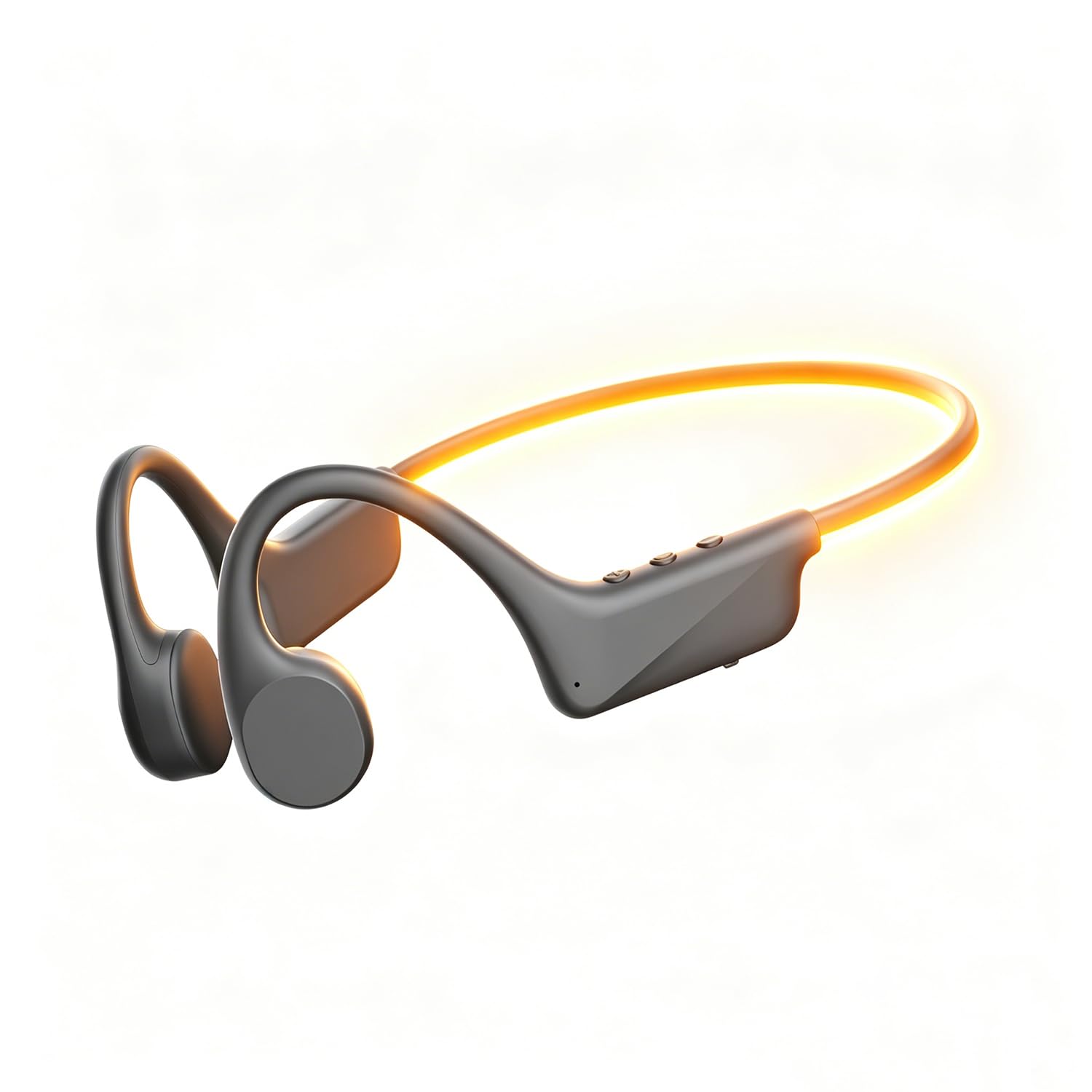 Bone Conduction Open Ear Running Headphones with LED Safety Light, Wireless Bluetooth Sports Headset, 13mm Drivers, IP54 Sweat Resistant for Night Running, Cycling, Gym-image-32