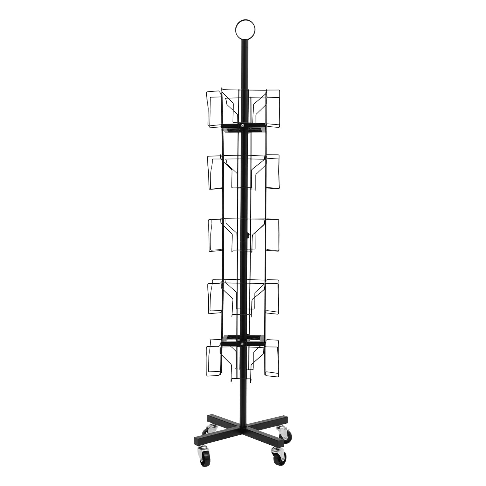 Postal Card Rack Standing Snapklik.com : Greeting Card Rack 20 Pocket Rotating Postcards Display ...