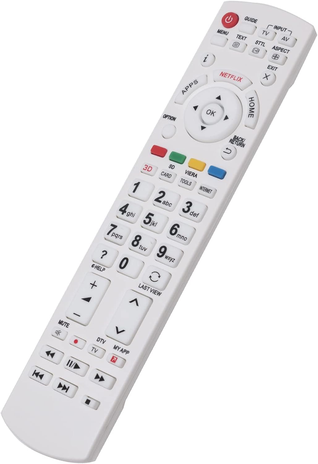 N2QAYB000842 N2QAYB001009 Replacement Remote Fit for Panasonic LCD TV L42FT60Y TX-L42FTW60 TX-L47DT60E TX-L47DT60Y TX-L47DT65B TX-L47DTW60 TX-L47FT60B TX-L47FT60E TX-L47FT60Y TX-L47FTW60