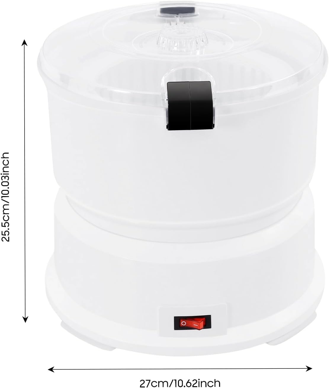 Pelapatate E Centrifuga Elettrica Automatica 2 in 1, Funzionamento con Un Solo Pulsante, Motore da 85 W, Pela Facilmente Patate, Mele E Altro Ancora, Gadget da Cucina Ideale