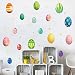 Diy Pvc Nouveau Oeuf De Pâques Dessin Animé Doodle Coquille D'oeuf Chambre De Bébé Intérêt Des Enfants Peinture Classe Décoration Autocollants