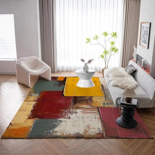 Tapis doux à poils courts 180x270 cm facile à nettoyer - 4