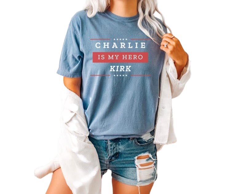 Charlie Kirk Rest in Peace Unisex Shirt Gift for Women Men RIP Charlie Justice for Kirk Tee Rest in Power Tribute Gifts